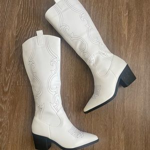 White Cowboy Boots